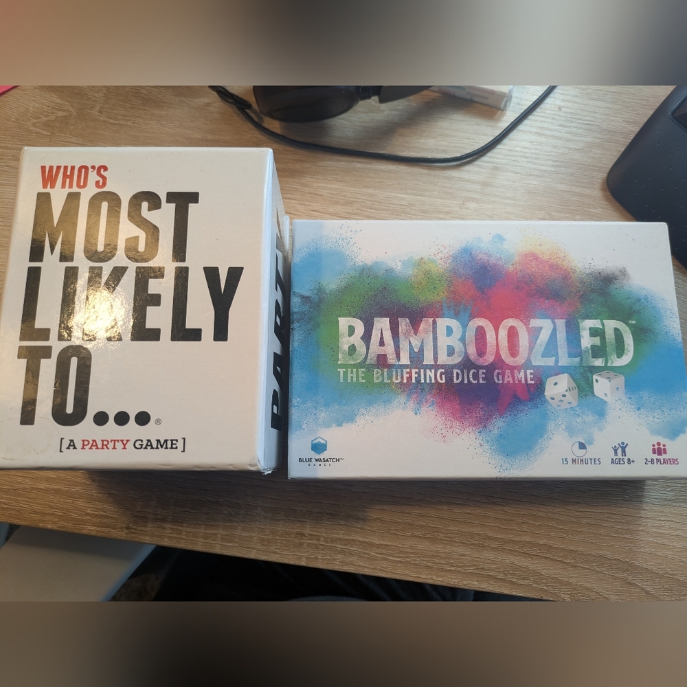 Bamboozled Bluffing Dice Game & Most Likely To